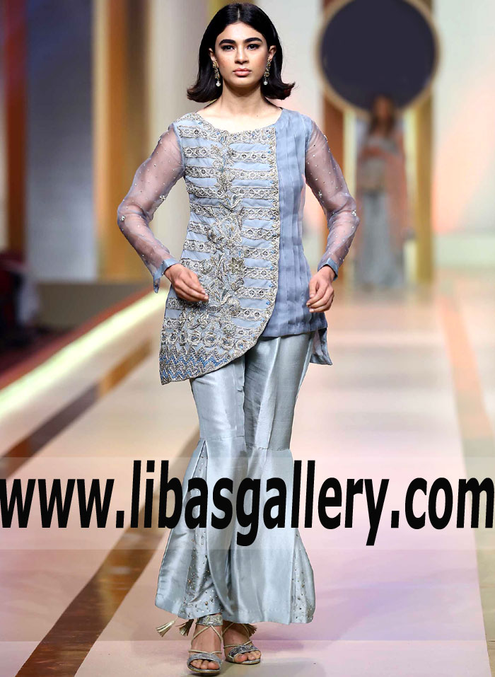 Stunning Glaucous Campanula Gharara Trouser