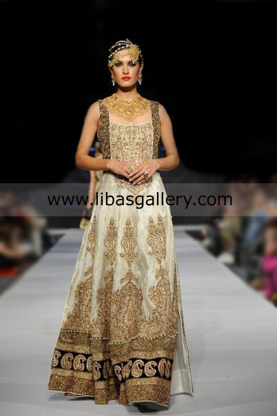 Off White Belize Anarkali