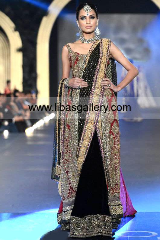 Black Sondra Lehnga New Arrival Dress
