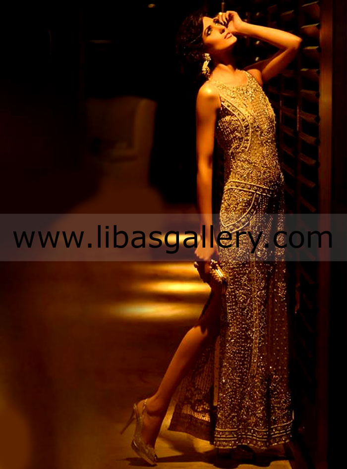 Rouge Couture Dresses 2013-14 Heavy Embellished Bridal Gown by Faraz Manan, Rouge Couture Heavy Embellished Bridal Dresses 2014 by Faraz Manan Shopping in USA, UK, Canada and Australia