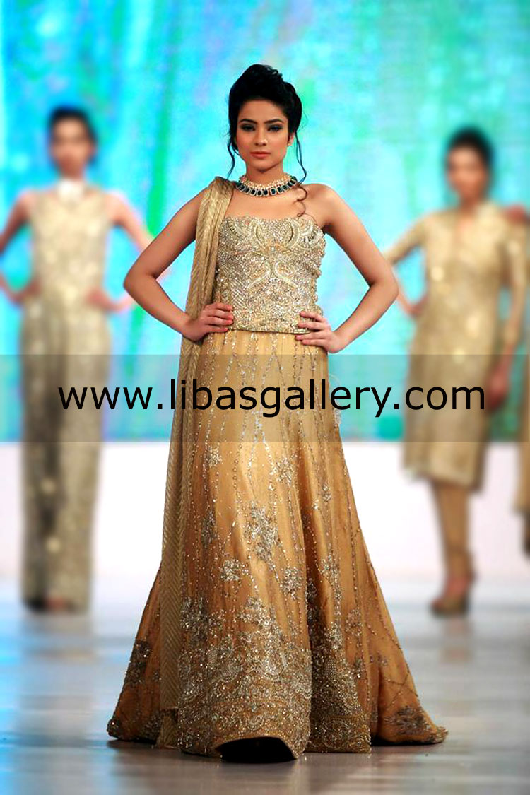 Pale Gold Aislin New Arrival Dress