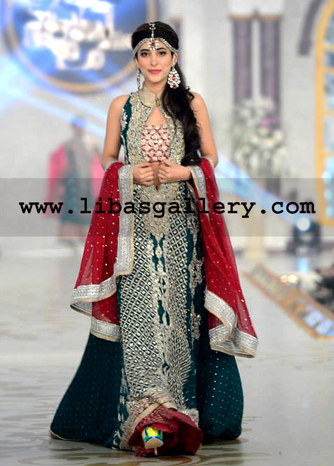 Online Store to Buy zainab chottani Bridal dresses, pbcw 2014, bridal collections, Bridal Dresses Online which includes Churidar Kurtas, Anarkali Suits, Designer Sarees and other formal and party wear dresses here