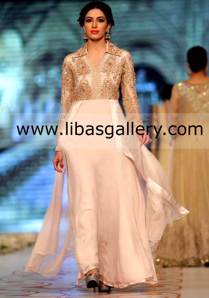 Buy Asifa & Nabeel bridal lehengas and wedding lehngas collection from Pantene Bridal Couture Week 2014 PBCW 2014, Asifa & Nabeel Latest pakistani wedding lehenga shops in New York City. New York, NY