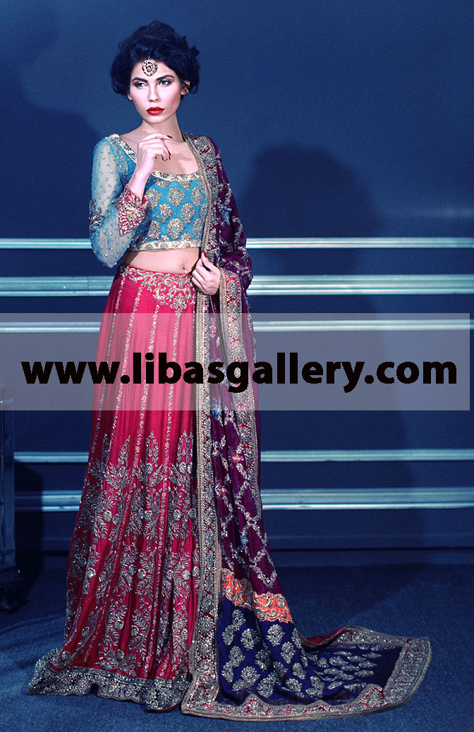 Wedding Sharara Dress for Special Occasion Tena Durrani Wedding Sharara Collection Tena Durrani Baltimore Maryland USA Pakistan Latest Tena Durrani Bridal Collection at Affordable Prices. Shop the Entire Collection