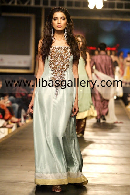 Amna Ajmal`s Collection At Bridal Couture Week 2013, Amna Ajmal Evening Party Dresses Latest Designs Online New York, Los Angeles, Miami, Las Vegas, Chicago, USA