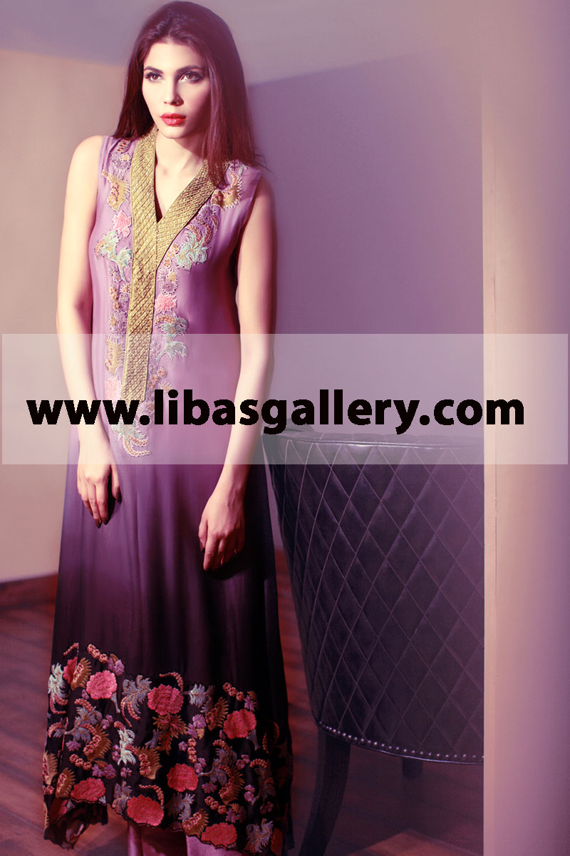 Tena Durrani Stunning Pakistani Party Dresses Pishwas Anarkalis Collection PBCW 2014 Designer Tena Durrani Embroidered Salwar Kameez Pakistani Online
