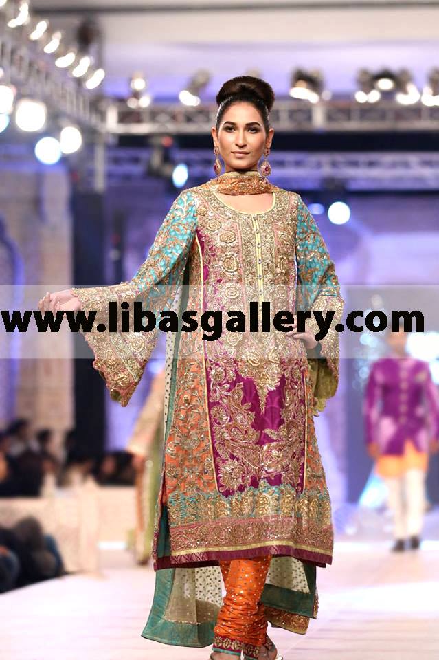 Pakistani Designer Clothes 2014 for Evening and Wedding Functions