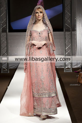 Pakistani Designer Bridal Wear Miami FL,Designer Wedding Dresses Miami Florida,Pink Bridal Miami Bridal Wear