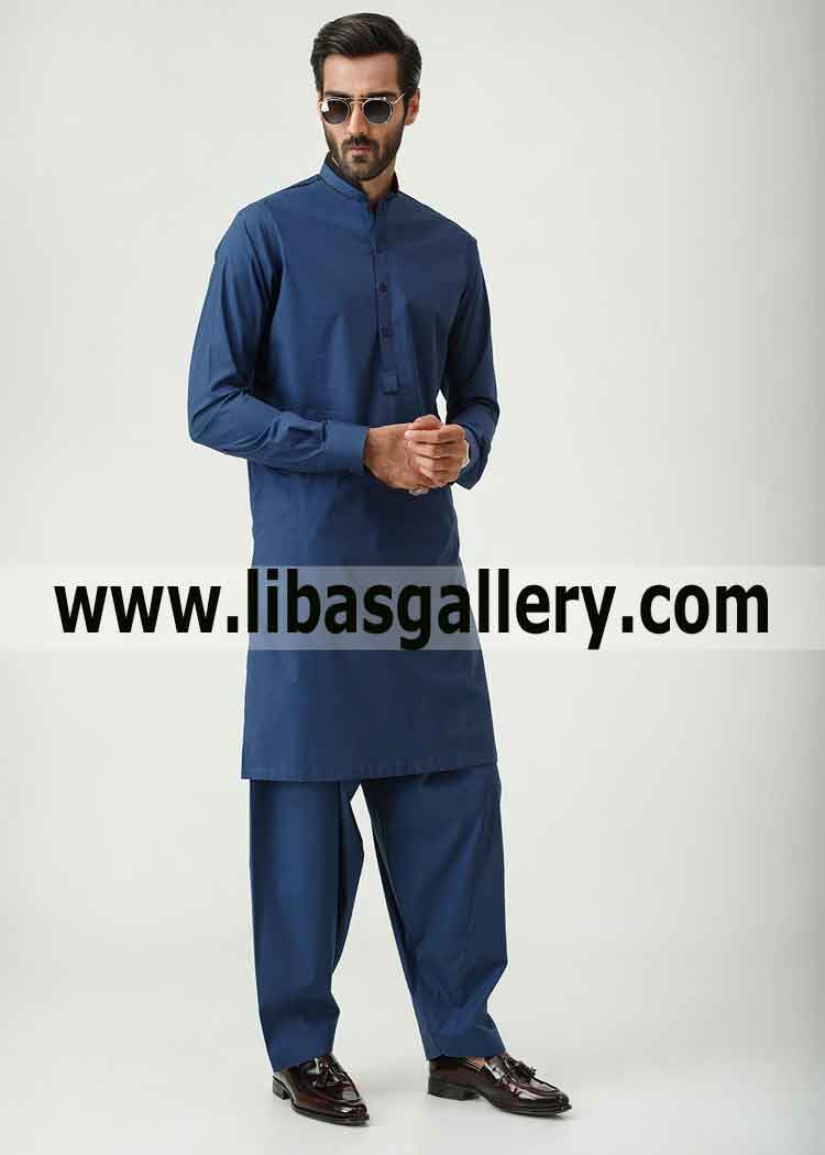 hasnain lehri marketing for blue excellent color wash and wear kurta shalwar article for gents france germany turkey
