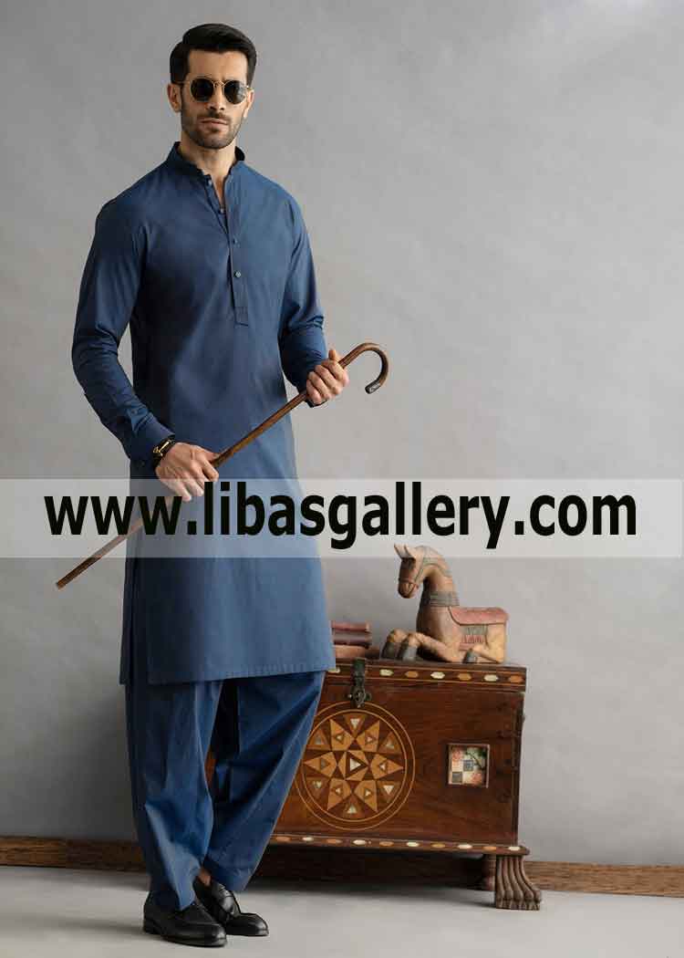 2 side pockets pakistani gents kurta with same fabric complimentary shalwar for prayer and eid paraguay peru west indies