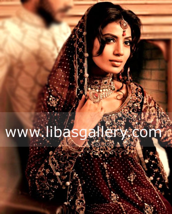  Dark Scarlet Tuscany Bridal wear