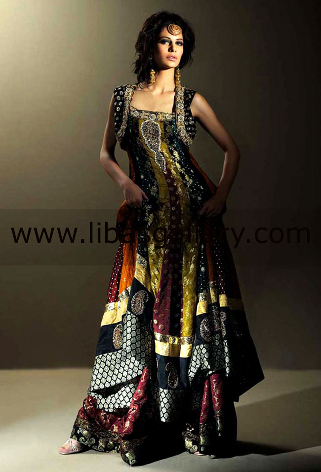 black Vibrant Sandrine Bridal Wear