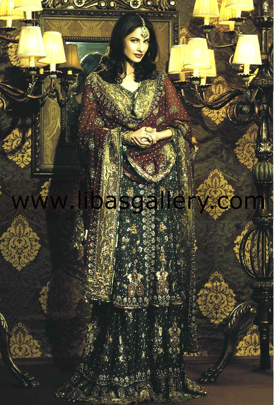 Dark Ruby Ornella Bridal Wear