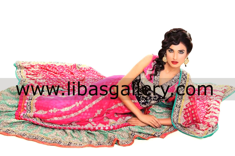 Hot Pink Adriana Bridal Wear