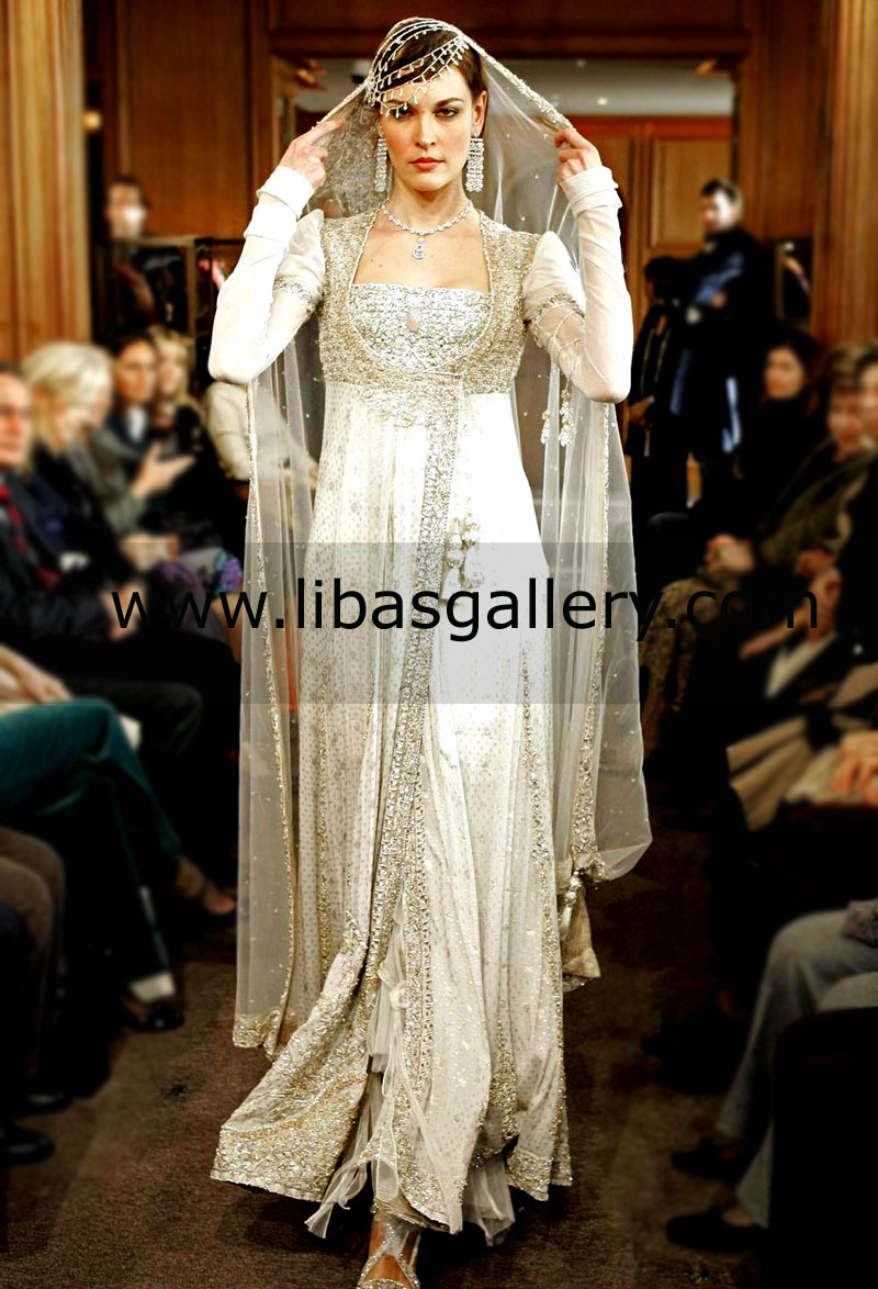 Pearl White Cygnus Bridal Wear