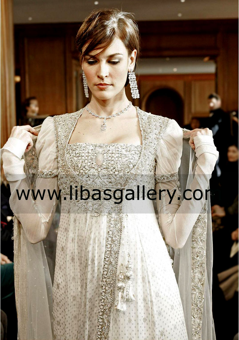 Pearl White Cygnus Bridal Wear