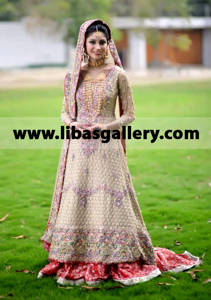 Light Beige Mischka Bridal Wear