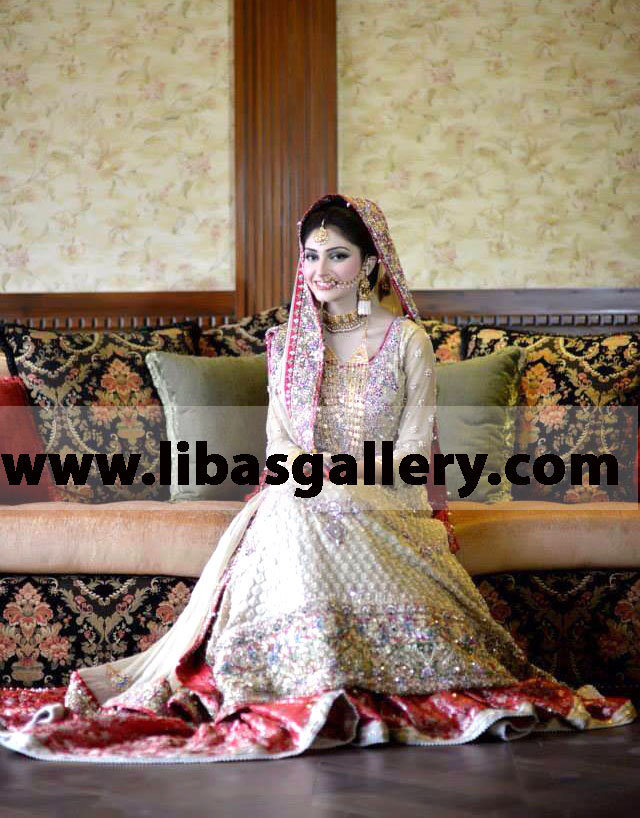 Light Beige Mischka Bridal Wear