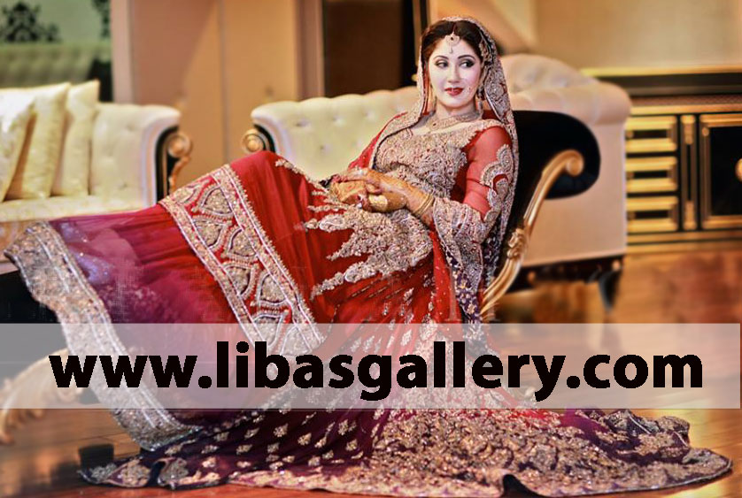 Traditional Red Markham Bridal Wear