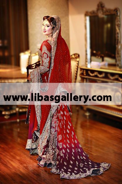 Traditional Red Markham Bridal Wear