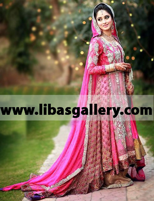 Cerise pink Manama Bridal Wear