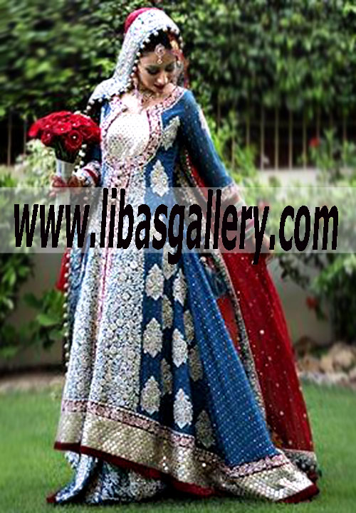 Bridal Wear By Zainab Chottani Bridal Sharara and Heavy Dupatta