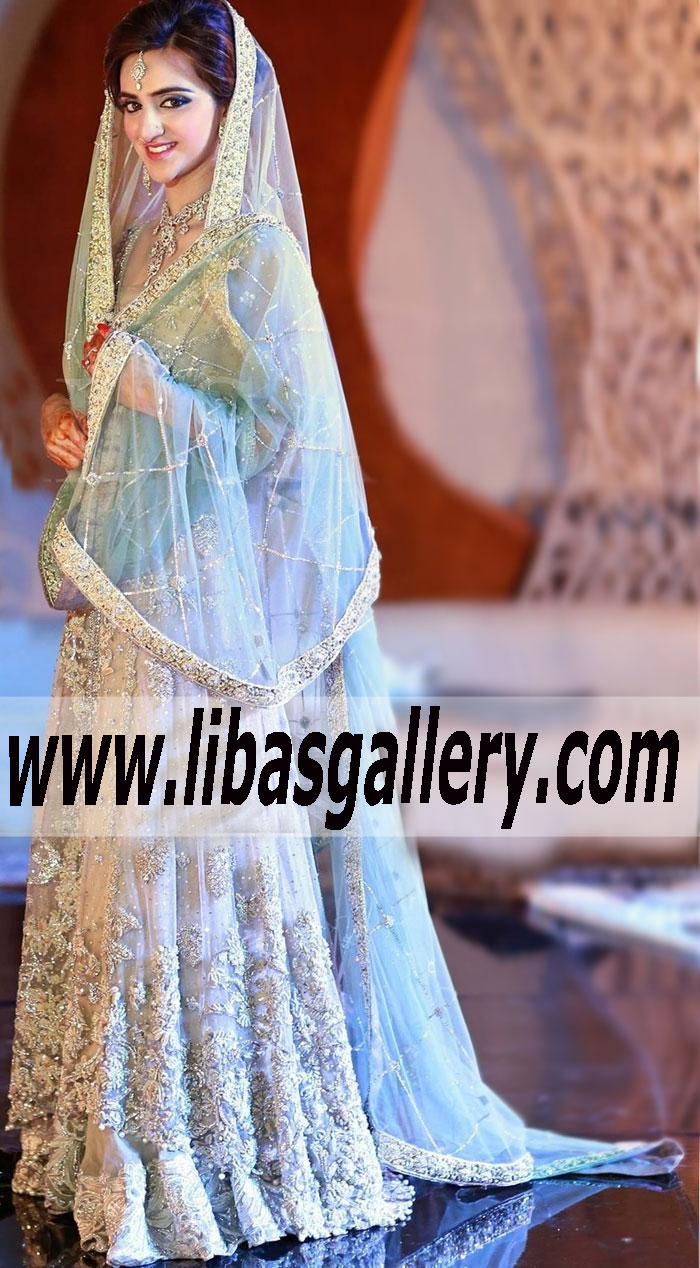 Bridal Wear By Designer Elan Glorious Wedding Anarkali Dress for the Bridal Beauty