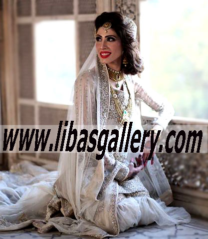 Bridal Wear By Designer TEENA by Hina Butt Bridal Dress for Walima and Reception