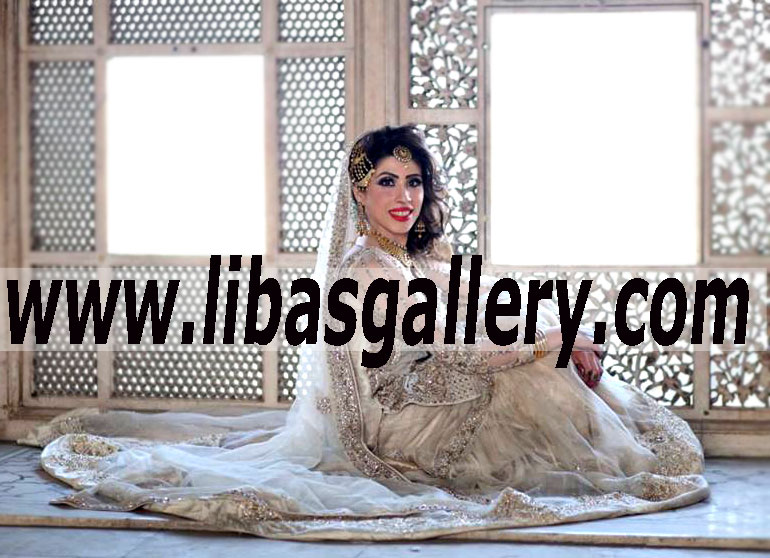 Bridal Wear By Designer TEENA by Hina Butt Bridal Dress for Walima and Reception