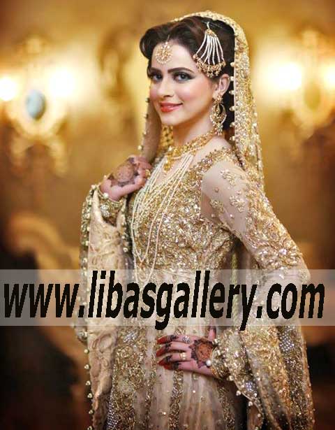 Flattering Bridal Wear for Reception and Valima Event
