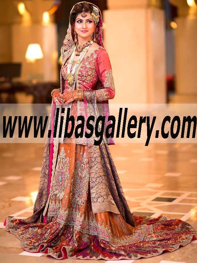 DAZZLING Bridal Wear with Banarasi Fershi Sharara