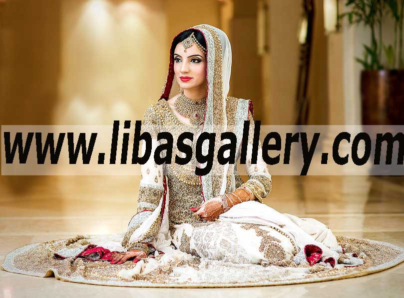 Breathtaking Anarkali Bridal DRESS for Reception and Walima