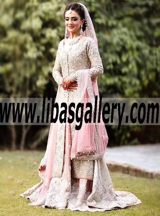 Luxurious Designer Bridal Wear with Attractive Lehenga for Wedding and Special Occasions