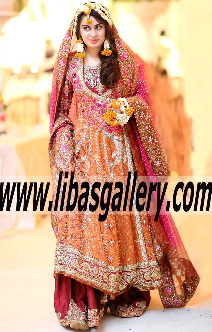 Marvelous Designer Angrakha Outfit for Mehndi Mayon Events