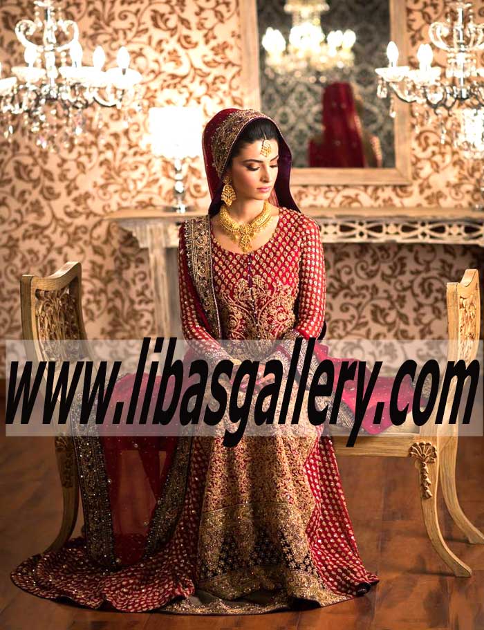 Enthralling LONG Anarkali Dress for Wedding and Major Events