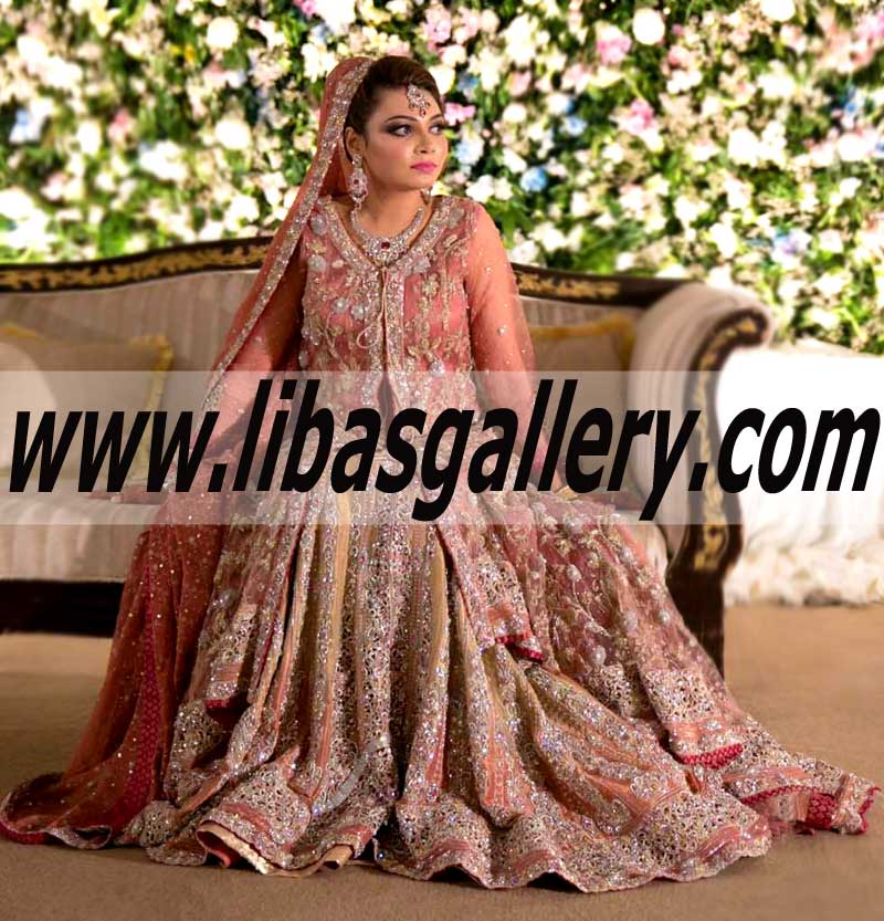 Marvelous Pakistani Bridal Lehenga for Reception and Walima