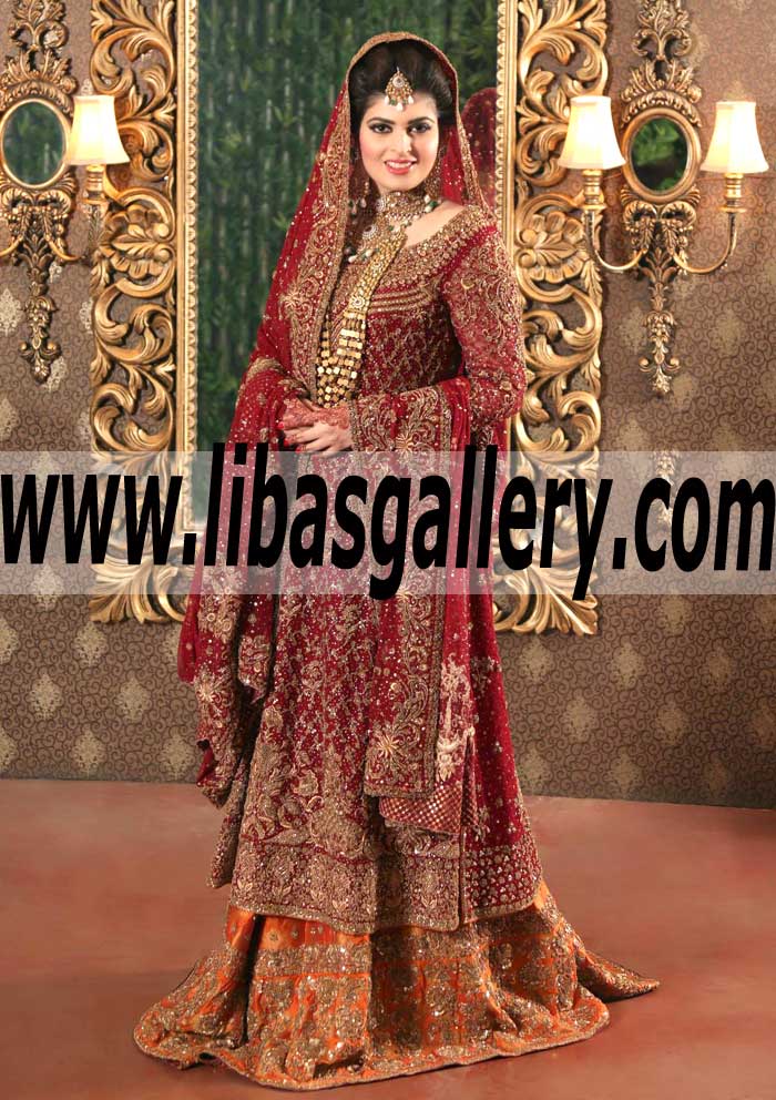 Luxurious Embellished Bridal Wear Lehenga for Wedding Events and Special Occasions