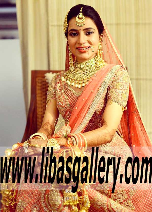 Indian Classy Wedding Dress for Reception and Rukhasati