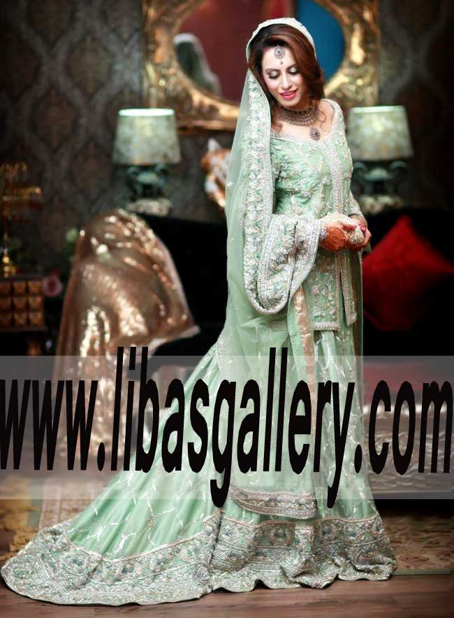 Beauteous Bridal Wear Lehenga for Reception and Special Occasions