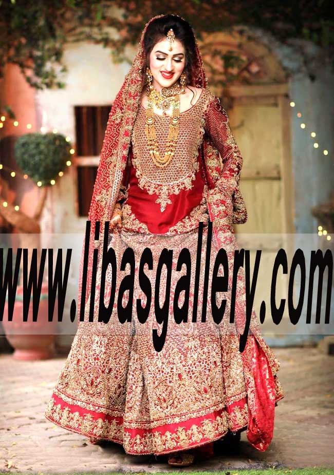 Lavish Bridal Wear Sharara for Wedding and Special Occcasions