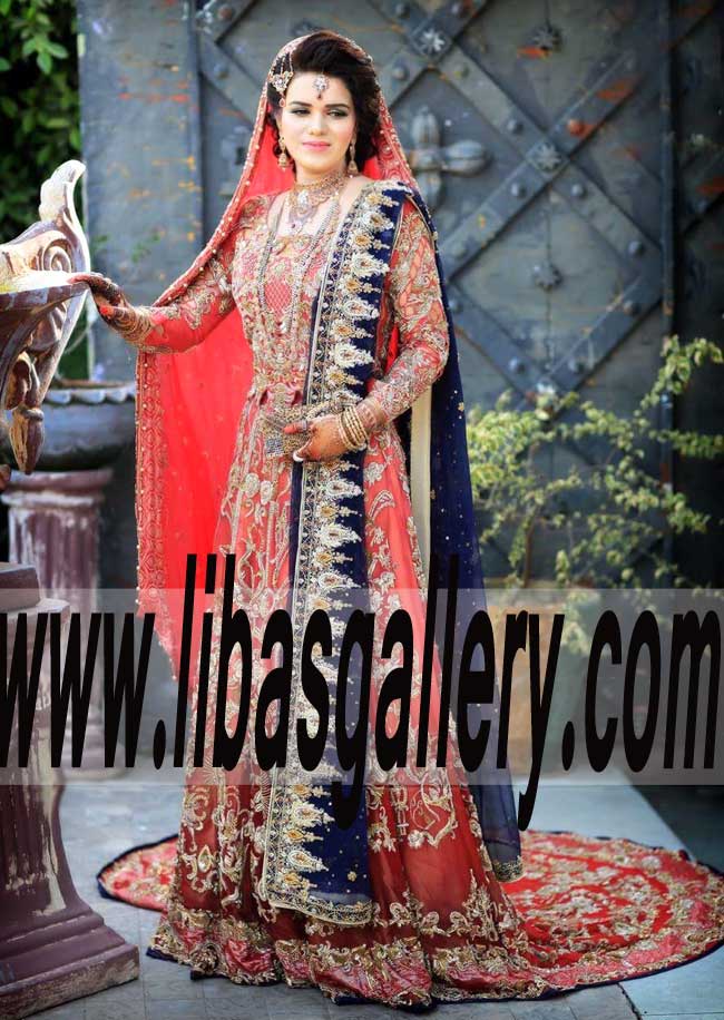 Stunning Bridal Wear With stunning and marvelous embellishments For Modern Brides