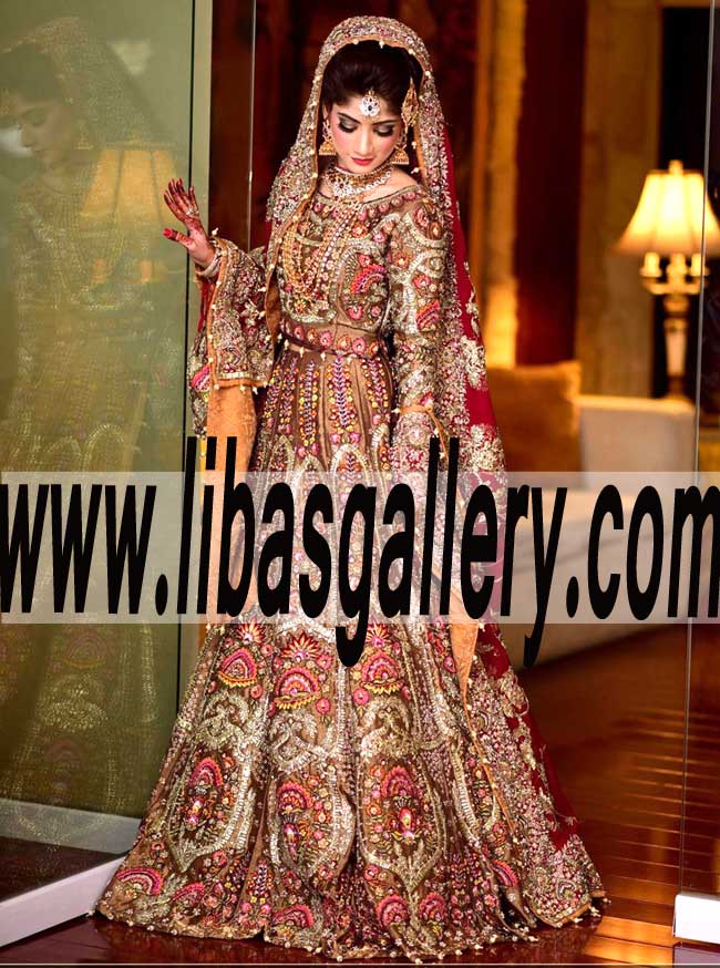 Sensational Bridal Lehenga Dress with Delicate Embellishments for Modern Bride