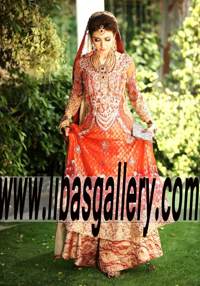 Outstanding Bridal Wear Gown for Wedding and Special Occasions