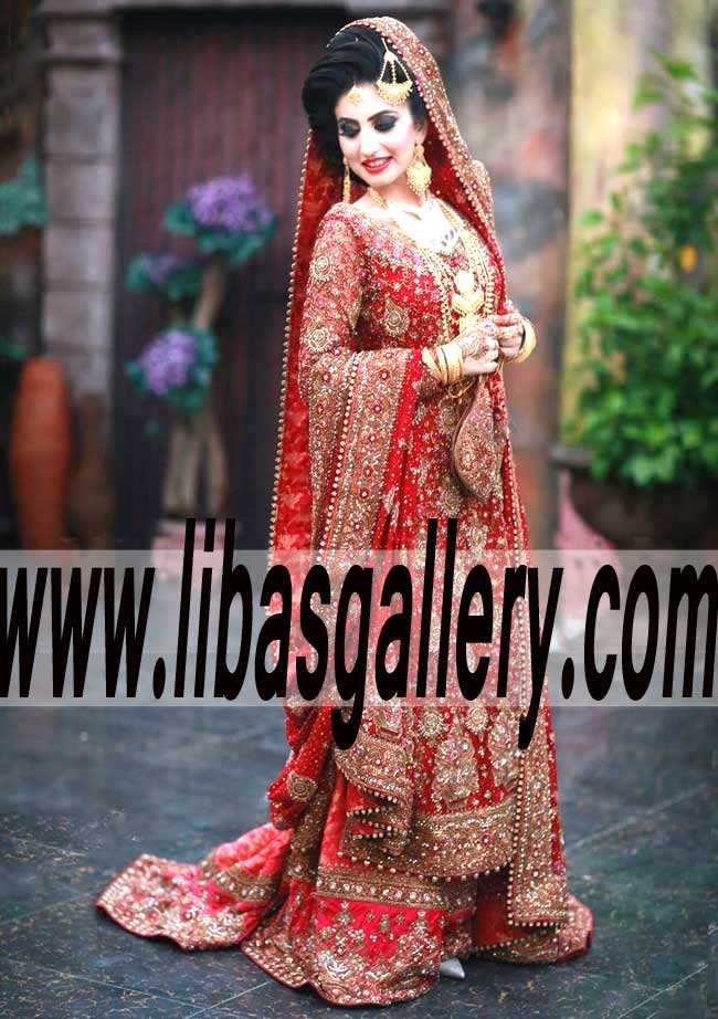 Spectacular Designer Bridal wear Lehenga Dress for Wedding and Special Occasions