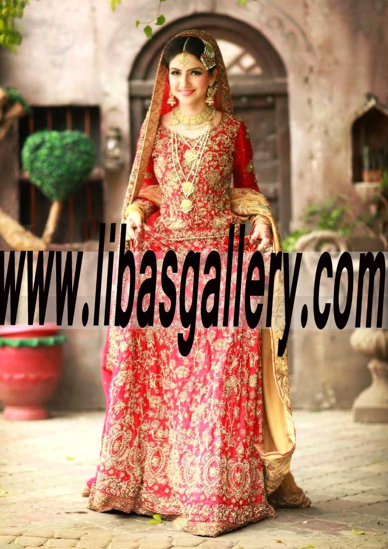 Splendorous Designer Bridal Wear Lehenga Dress for Wedding and Special Occasions