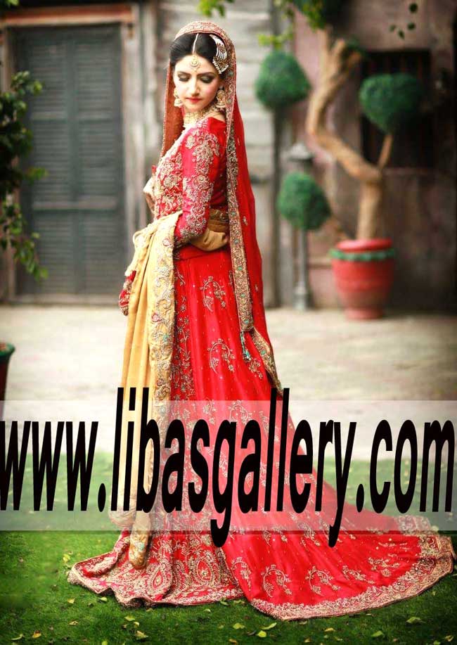 Splendorous Designer Bridal Wear Lehenga Dress for Wedding and Special Occasions