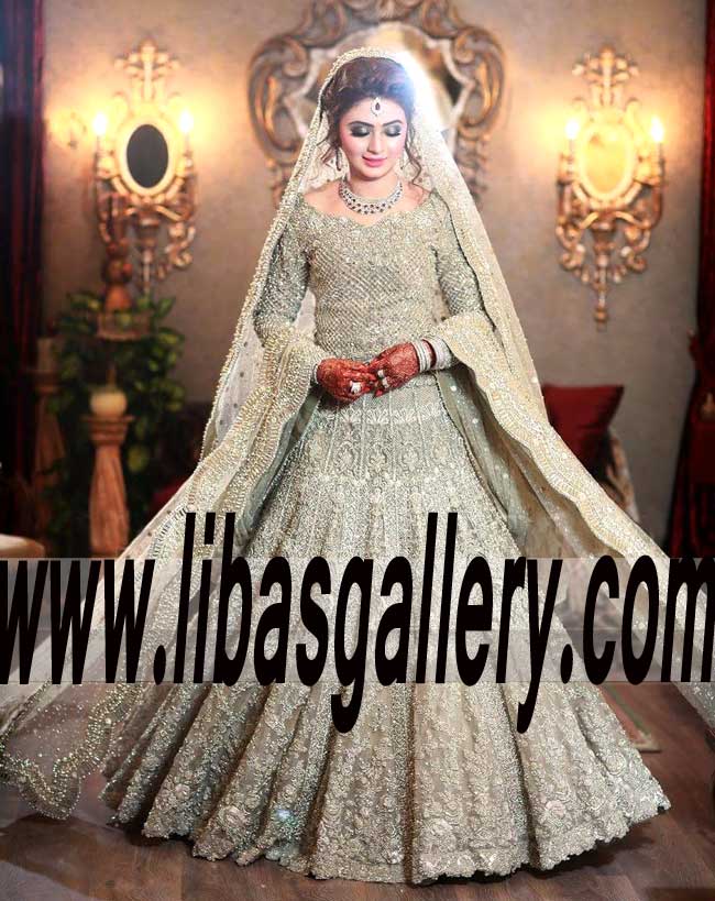 Alluring Designer Bridal Wear Wedding Lehenga Dress for Reception and Special Occasions
