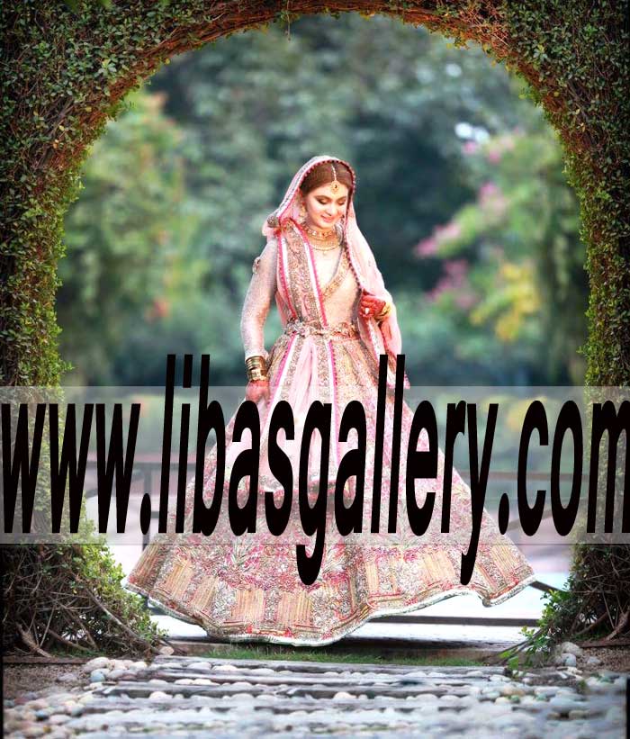Gorgeous Designer Bridal Wear Lehenga Dress for Wedding Reception and Special Occasions