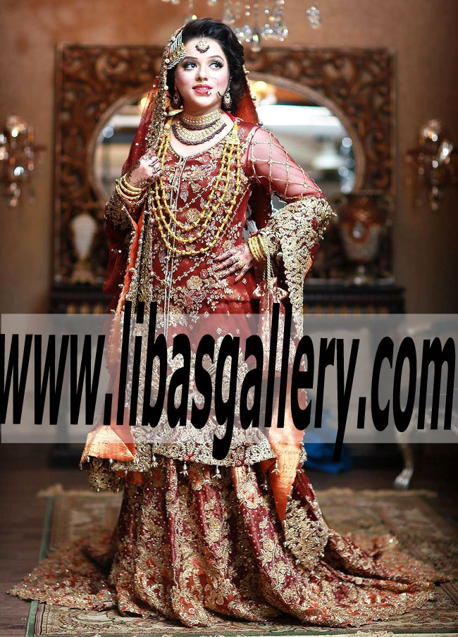 Miraculous Designer Bridal Wear Lehenga Dress for Wedding and Special Occasions