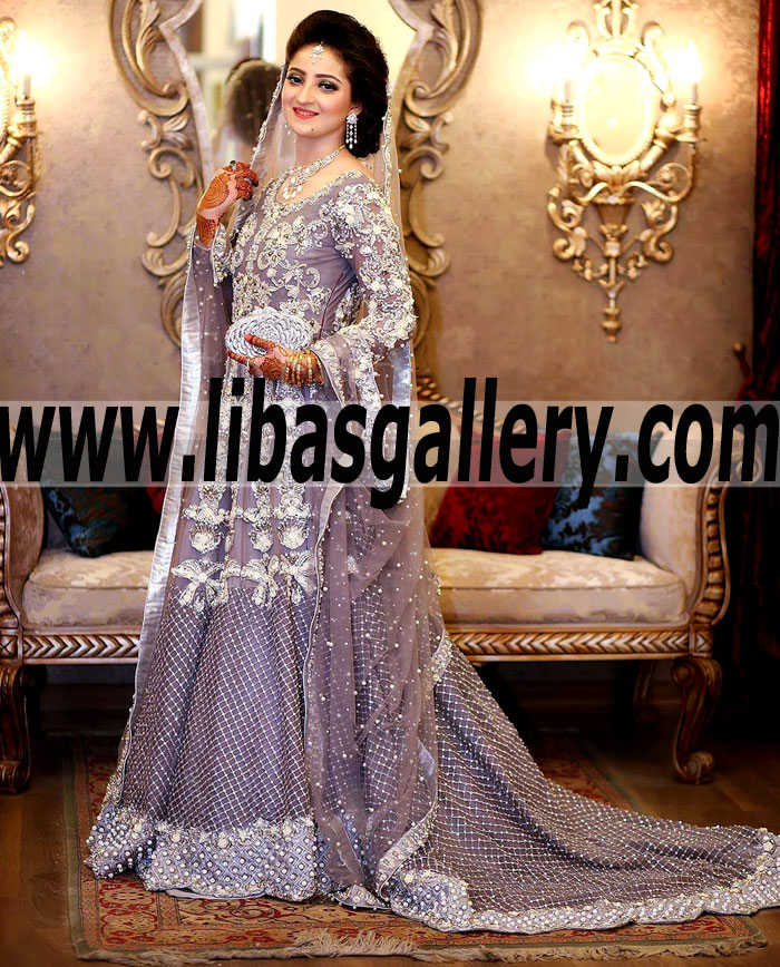 Imperial Class Bridal Wear with Exquisite and Superb Embellishments for Wedding and Reception
